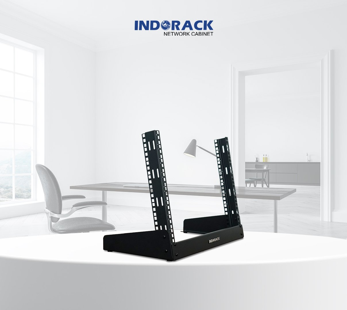 desktop-open-rack-indorack-8u-19-inch-depth-292mm-dor08-gambar-2