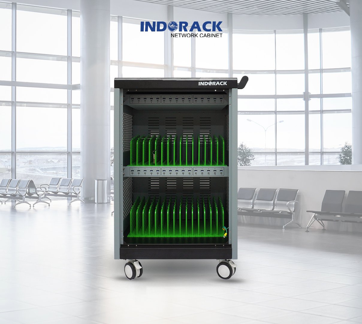 device-charging-rack-30-port-type-a-type-c-65w-charging-station-charging-port-dcr30-gambar-2