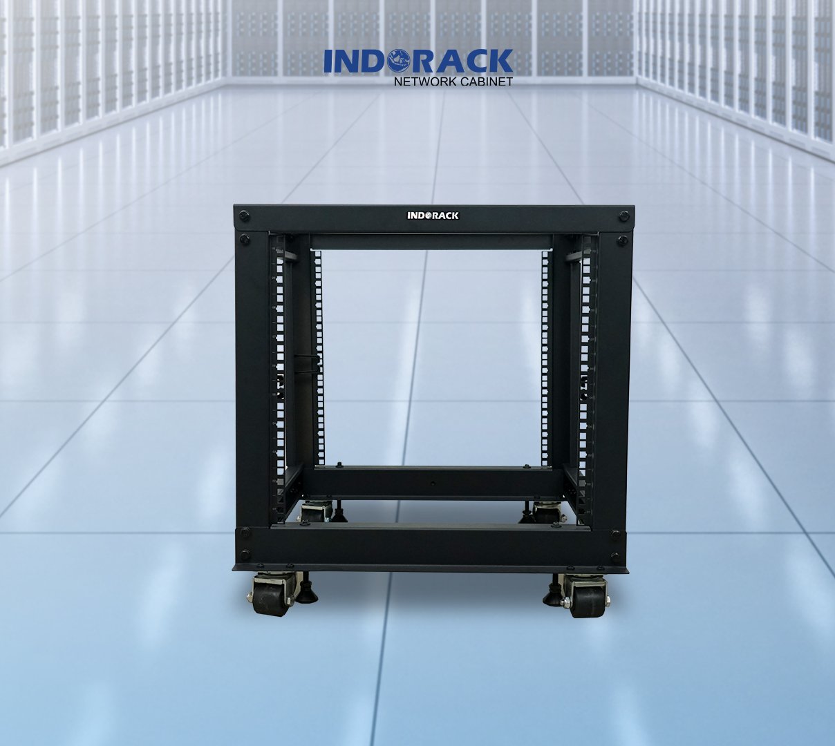 open-frame-indorack-10u-19-inch-depth-664mm-1120mm-of10-gambar-1