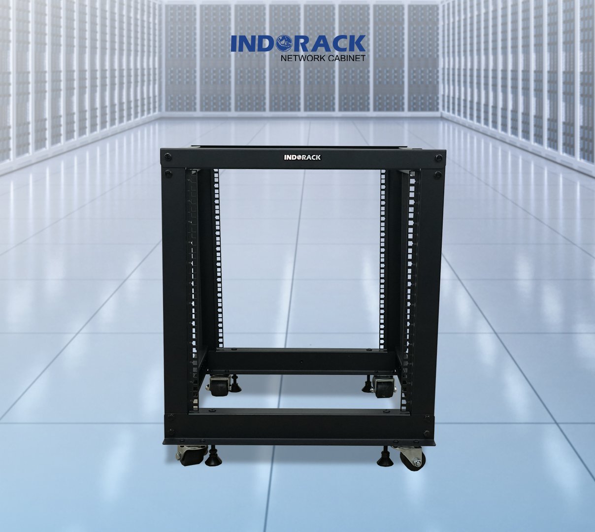 open-frame-indorack-12u-19-inch-depth-664mm-1120mm-of12-gambar-1