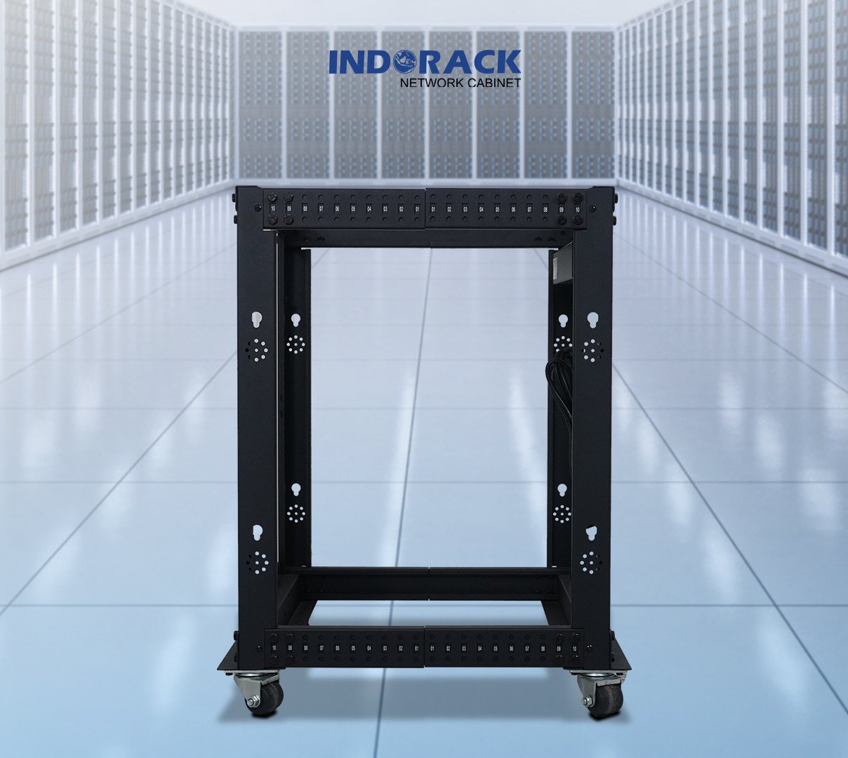 open-frame-indorack-15u-19-inch-depth-664mm-1120mm-of15-gambar-0