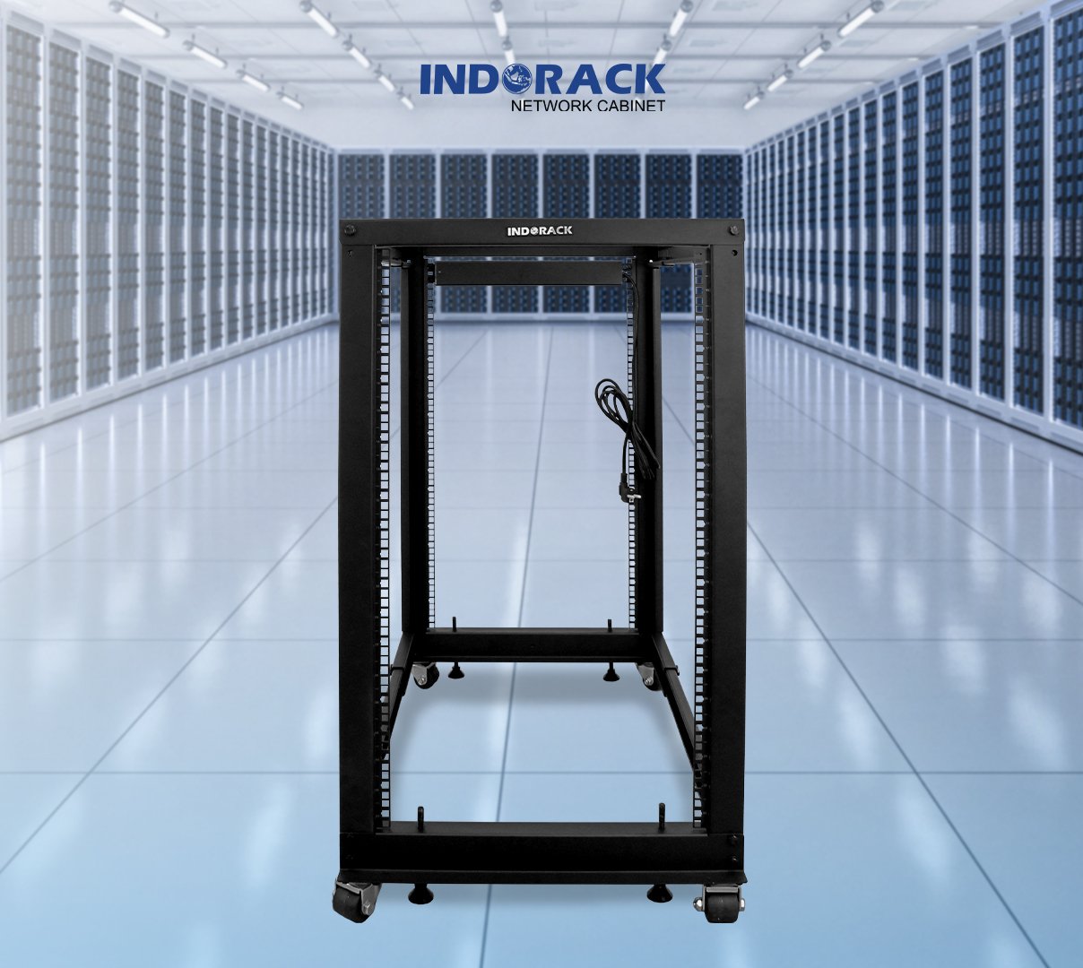 open-frame-indorack-20u-19-inch-depth-664mm-1120mm-of20-gambar-1
