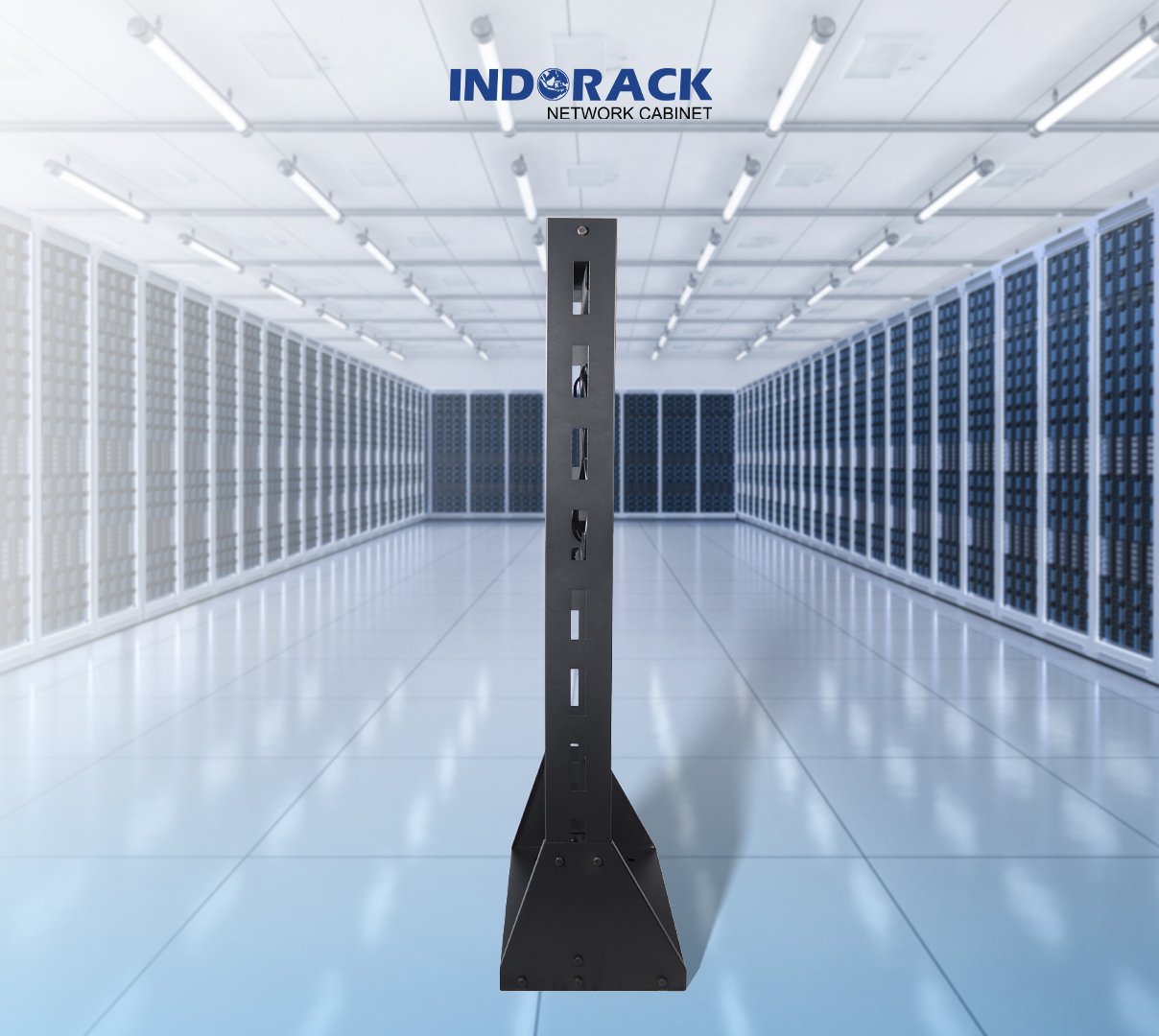 open-rack-indorack-32u-19-inch-depth-400mm-or32-gambar-0