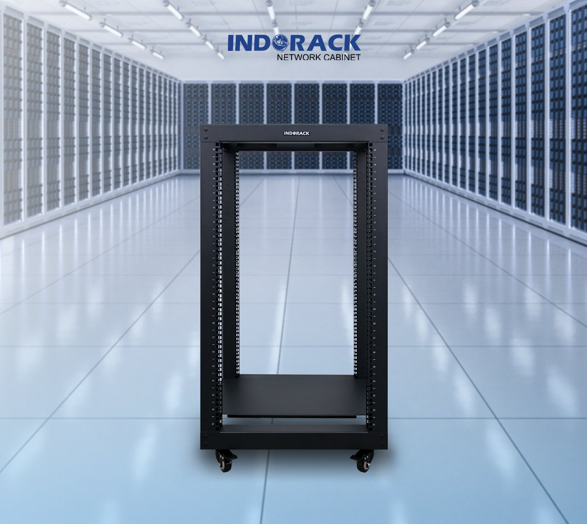 open-rack-post-indorack-20u-19-inch-depth-600mm-900mm-orp20-gambar-0