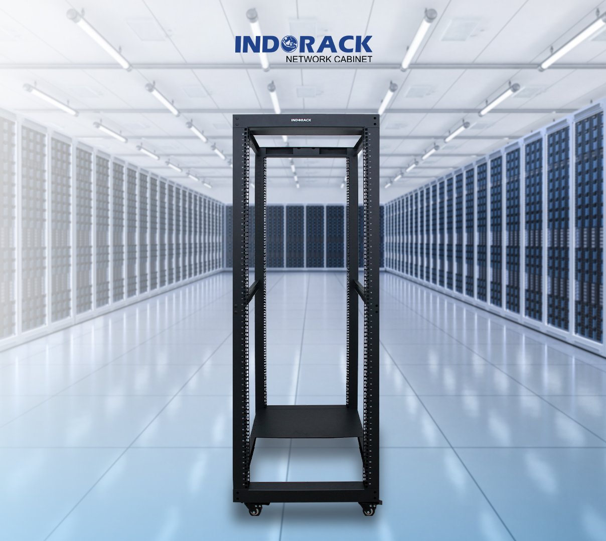open-rack-post-indorack-32u-19-inch-depth-600mm-900mm-orp32-gambar-0