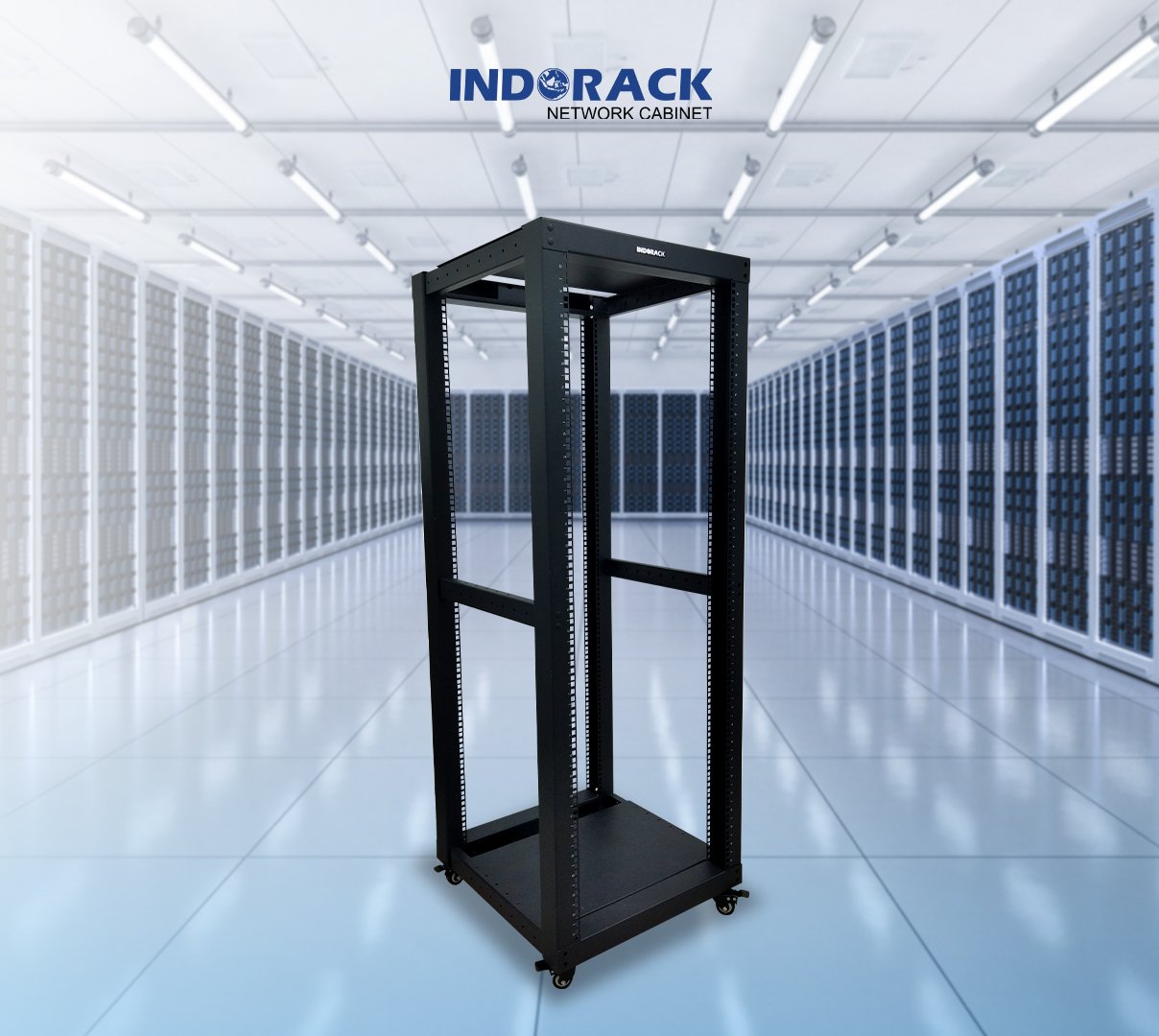 open-rack-post-indorack-32u-19-inch-depth-600mm-900mm-orp32-gambar-2