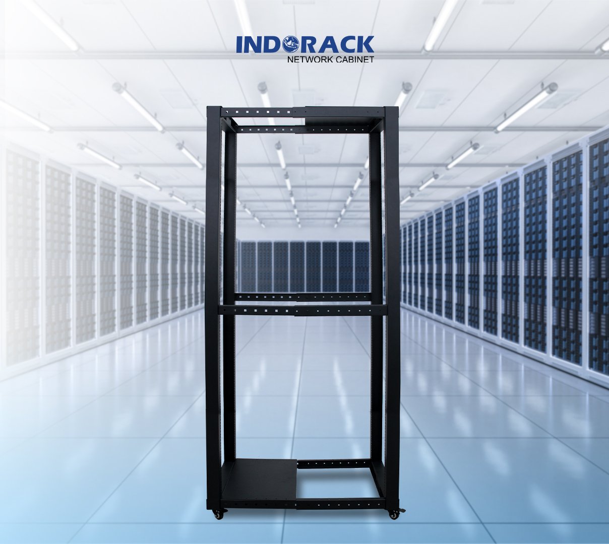 open-rack-post-indorack-42u-19-inch-depth-600mm-900mm-orp42-gambar-0