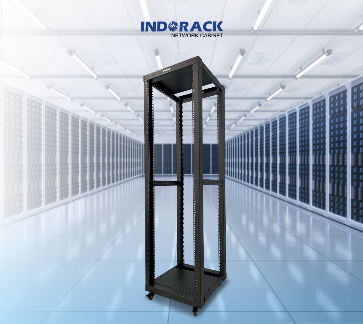 open-rack-post-indorack-42u-19-inch-depth-600mm-900mm-orp42-gambar-1