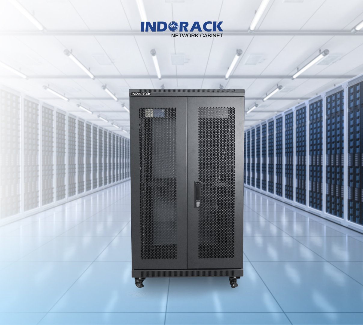 rack-server-indorack-20u-standing-close-rack-19-inch-depth-1150mm-double-perforated-door-ir11520d-gambar-0
