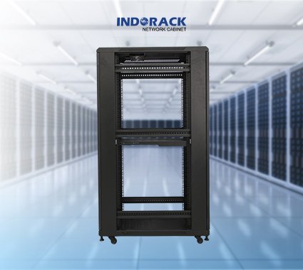rack-server-indorack-27u-standing-close-rack-19-inch-depth-900mm-single-perforated-door-ir9027p-gambar-2