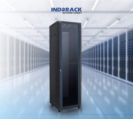 rack-server-indorack-42u-standing-close-rack-19-inch-depth-600mm-single-glass-door-ir6042g-gambar-2