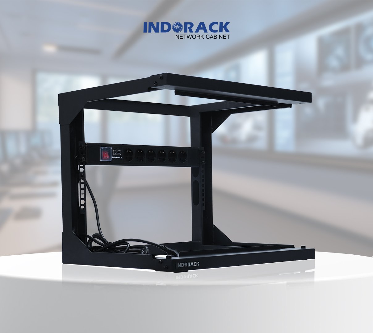 wallmount-frame-double-indorack-8u-19-inch-depth-450mm-wfd4508-gambar-2