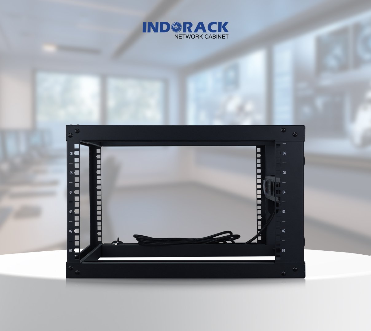wallmount-frame-indorack-6u-19-inch-depth-550mm-wf5506-gambar-2
