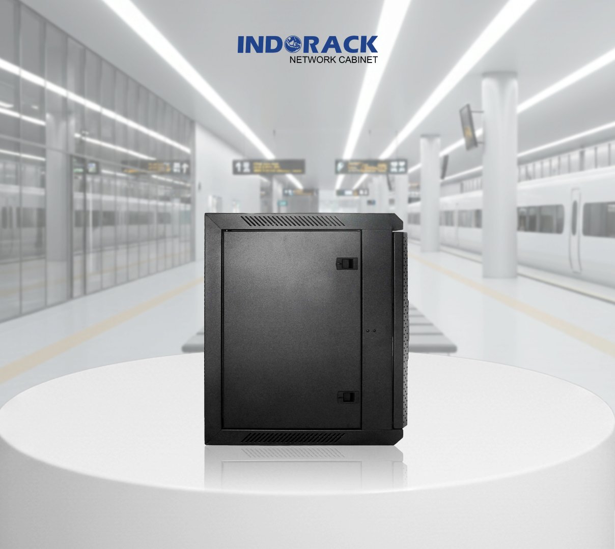 wallmount-rack-indorack-10u-19-inch-depth-450mm-single-glass-door-wir4510s-gambar-1
