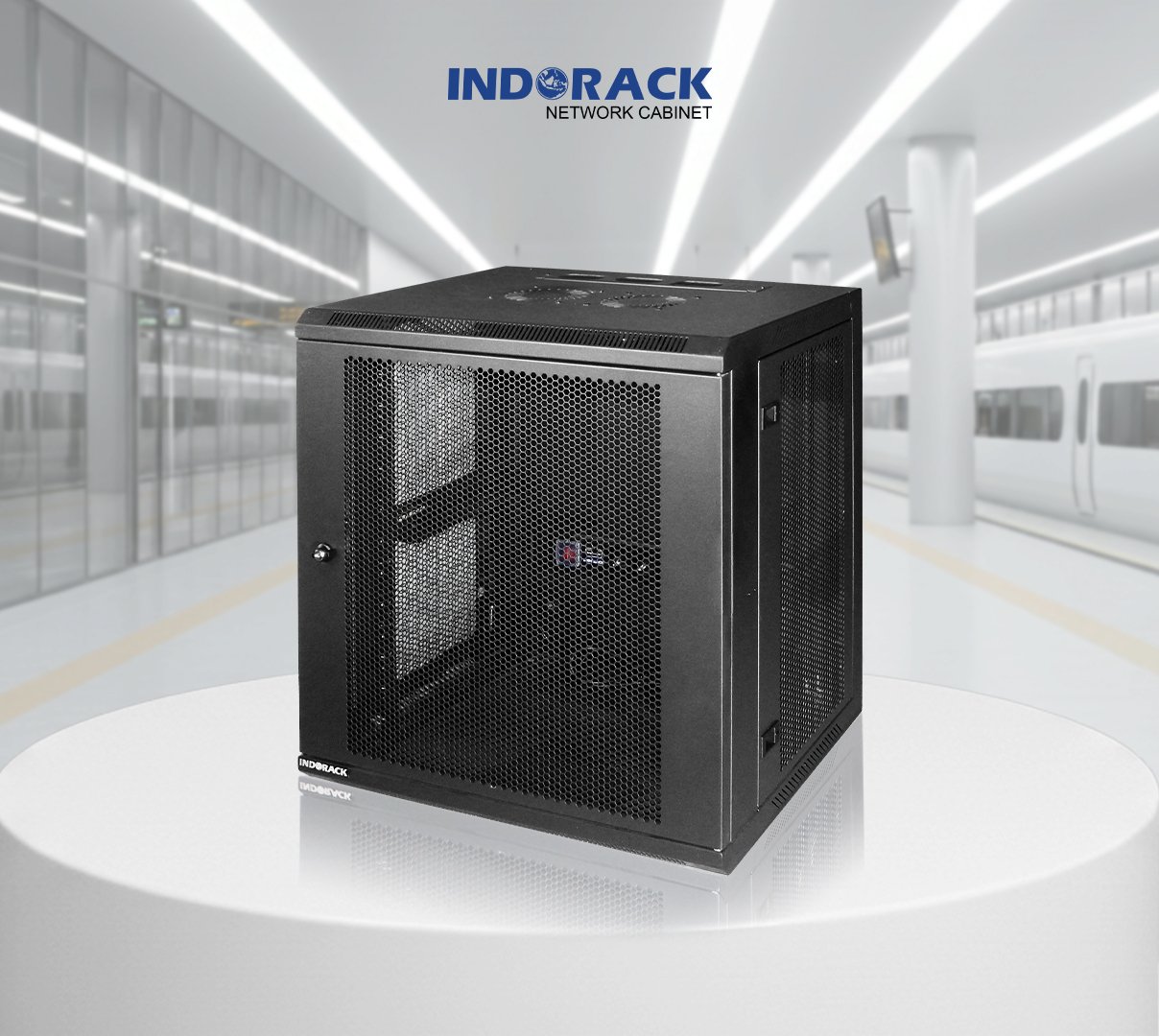wallmount-rack-indorack-12u-19-inch-depth-450mm-single-perforated-door-wip4512s-gambar-2