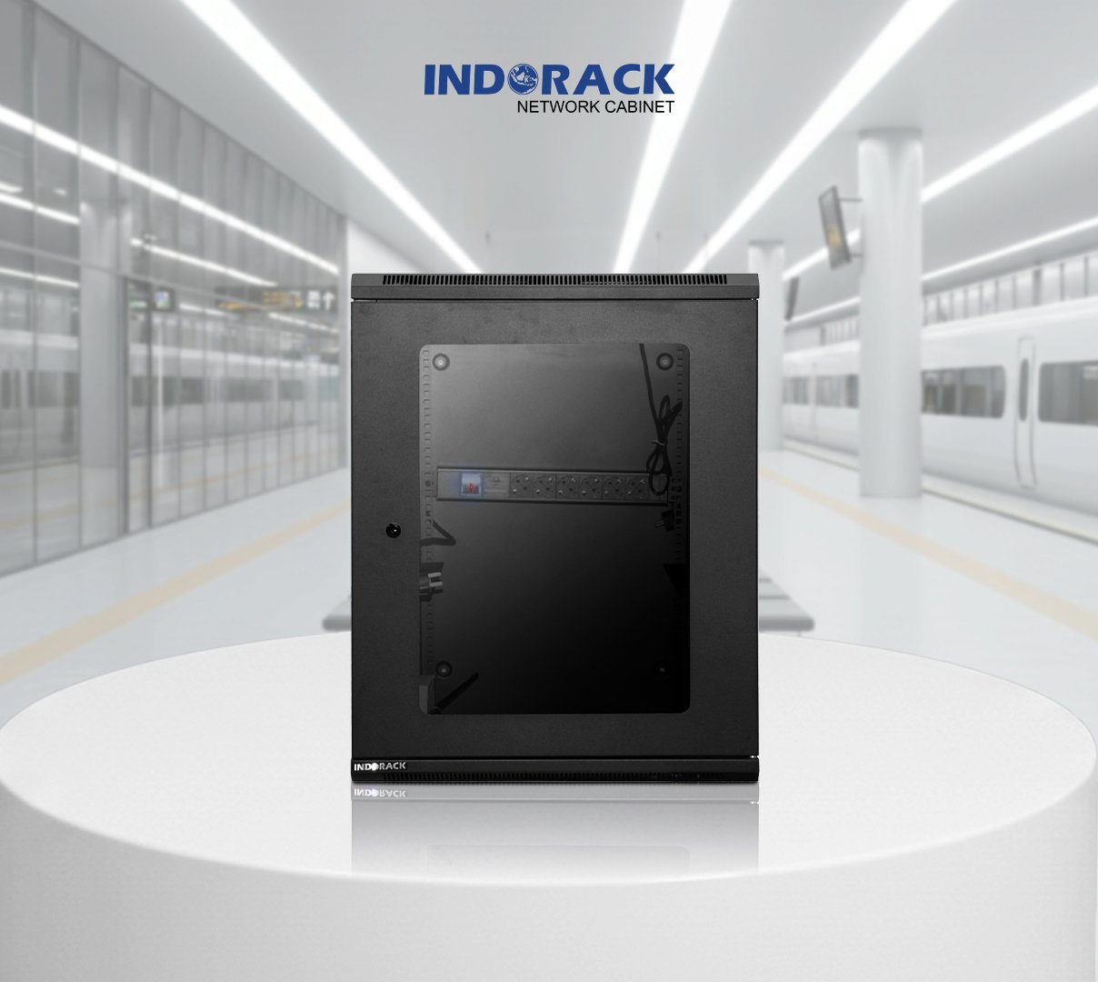wallmount-rack-indorack-12u-19-inch-depth-500mm-single-glass-door-wr5012s-gambar-0