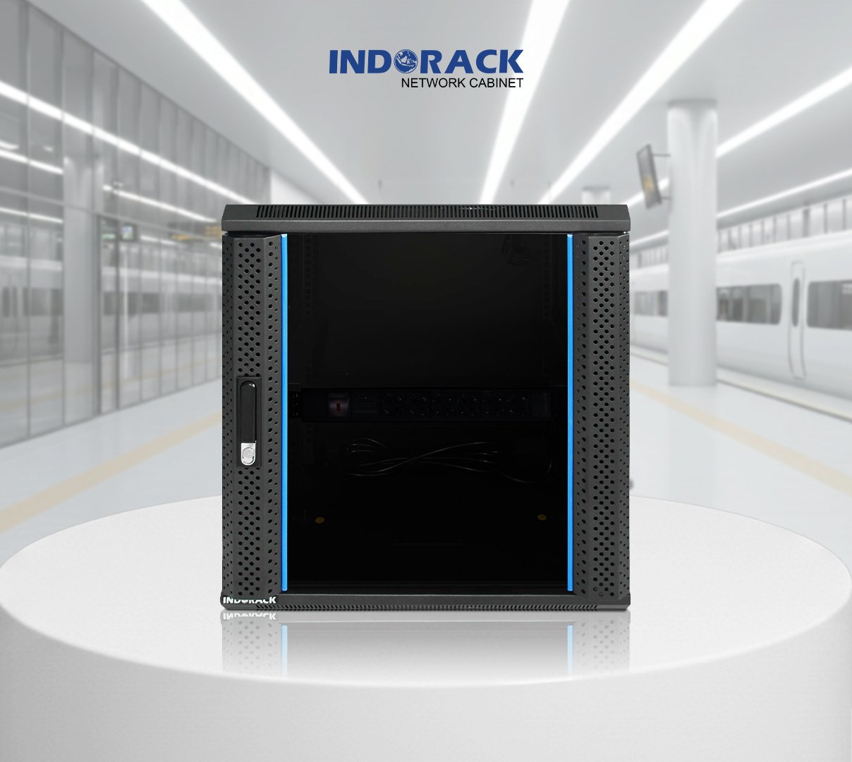 wallmount-rack-indorack-12u-19-inch-depth-550mm-double-glass-door-wir5512d-gambar-0
