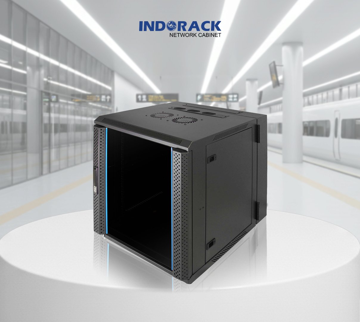 wallmount-rack-indorack-12u-19-inch-depth-550mm-double-glass-door-wir5512d-gambar-2