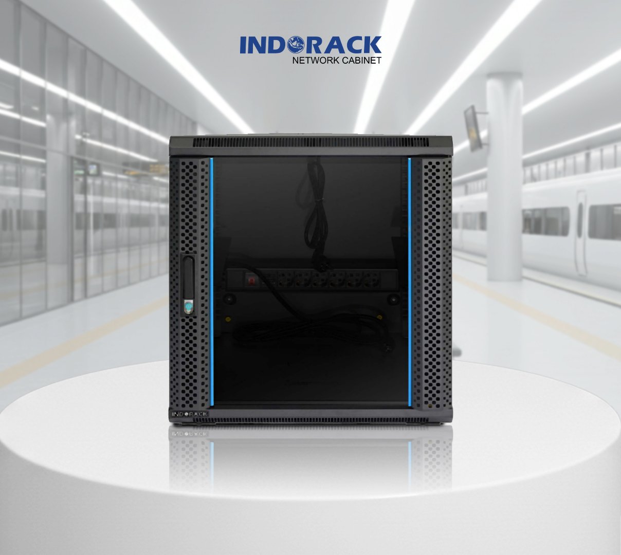 wallmount-rack-indorack-12u-19-inch-depth-550mm-single-glass-door-wir5512s-gambar-1