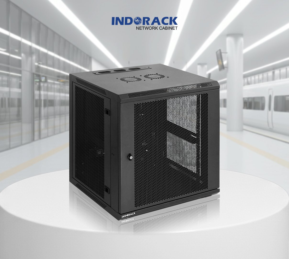 wallmount-rack-indorack-12u-19-inch-depth-550mm-single-perforated-door-wip5512s-gambar-2