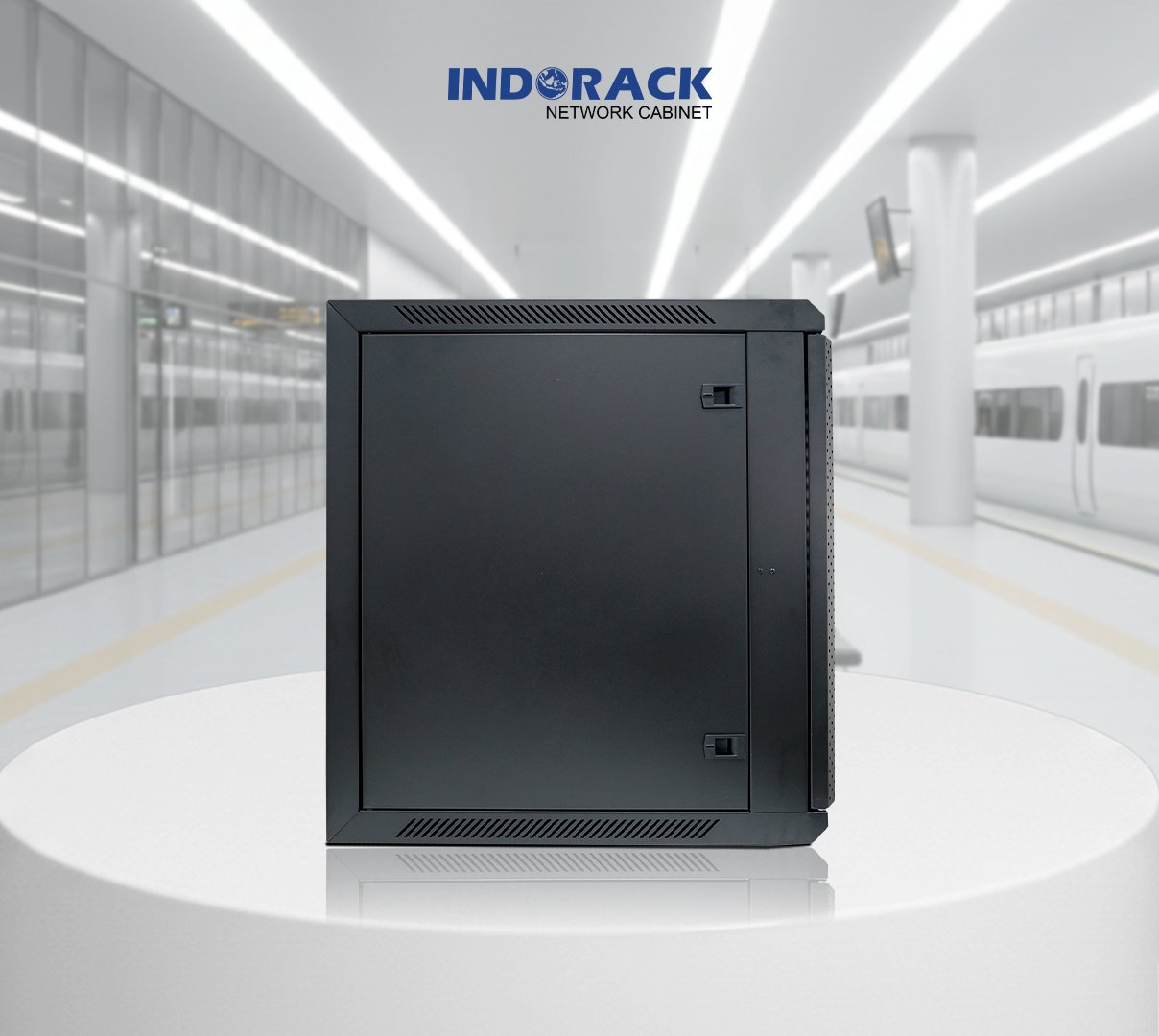 wallmount-rack-indorack-12u-19-inch-depth-600mm-single-glass-door-wir6012s-gambar-1