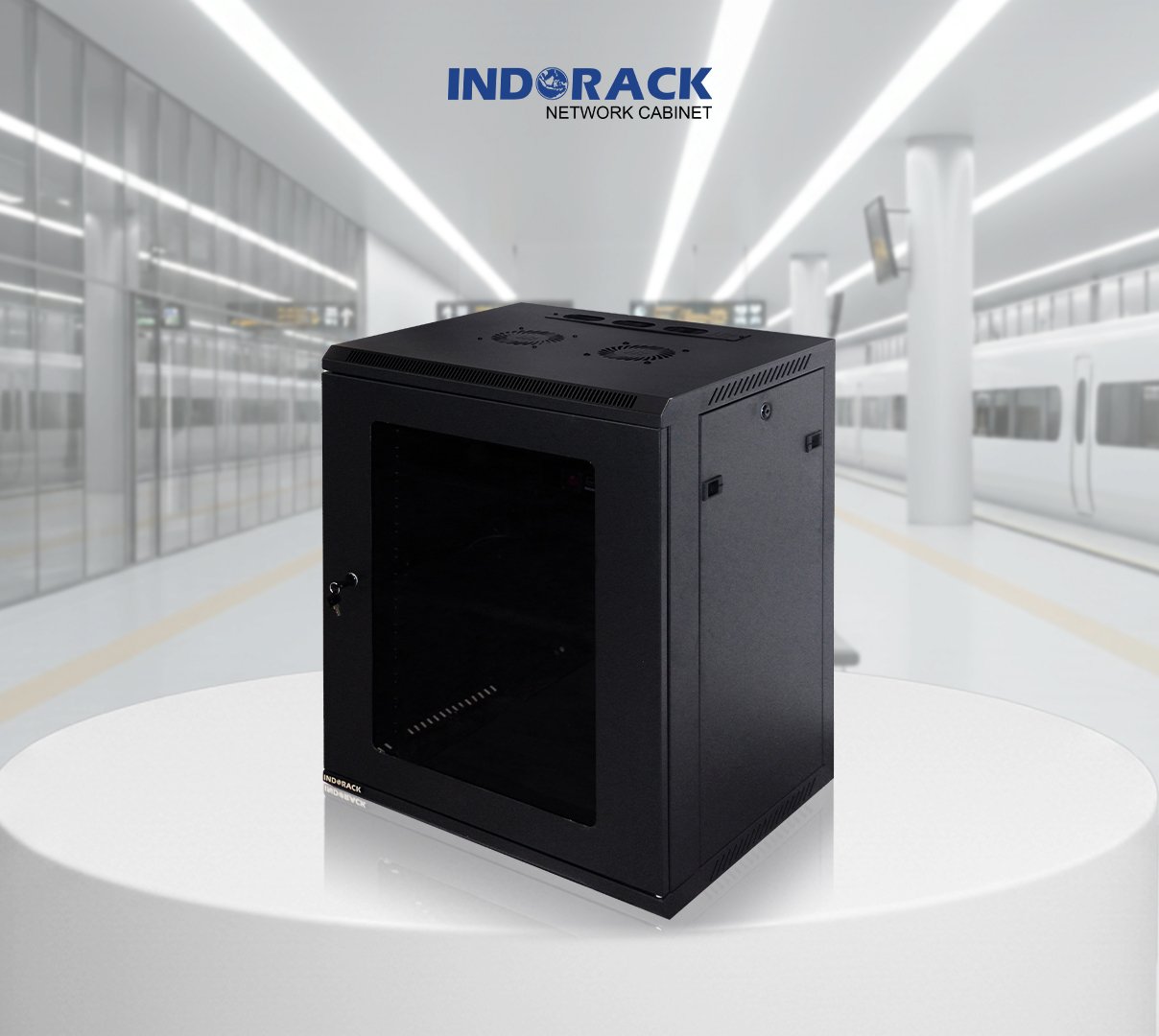wallmount-rack-indorack-15u-19-inch-depth-500mm-single-glass-door-wr5015s-gambar-2
