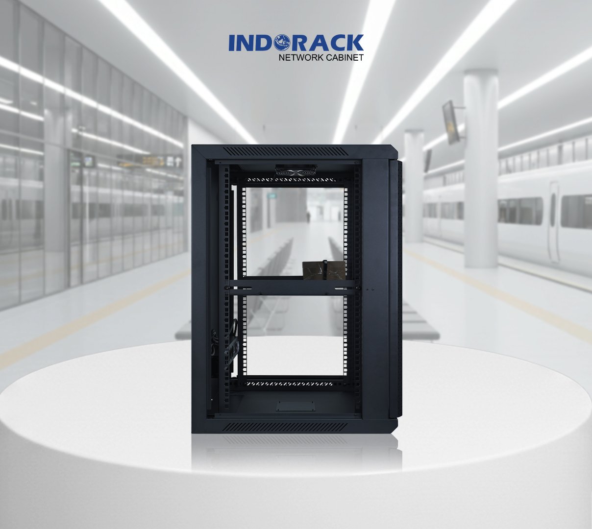 wallmount-rack-indorack-15u-19-inch-depth-550mm-single-glass-door-wir5515s-gambar-1