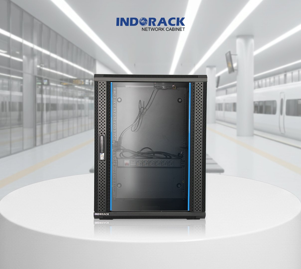 wallmount-rack-indorack-15u-19-inch-depth-700mm-single-glass-door-wir7015s-gambar-0
