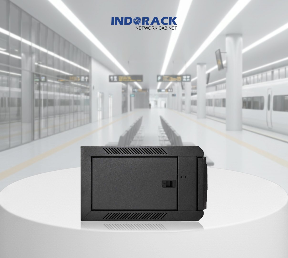 wallmount-rack-indorack-4u-19-inch-depth-450mm-single-glass-door-wir4504s-gambar-1