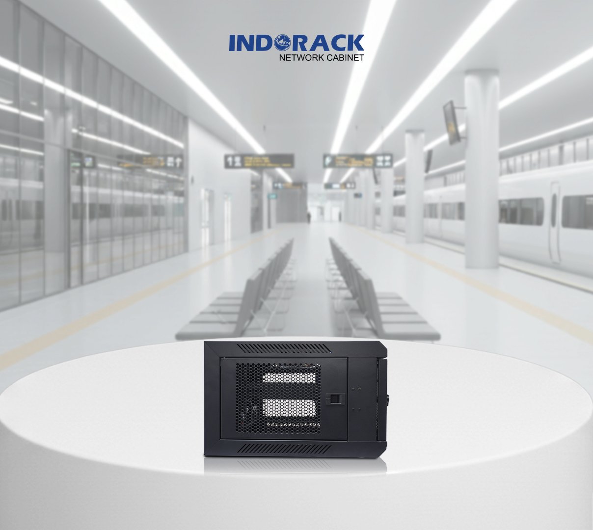 wallmount-rack-indorack-4u-19-inch-depth-450mm-single-perforated-door-wip4504s-gambar-1