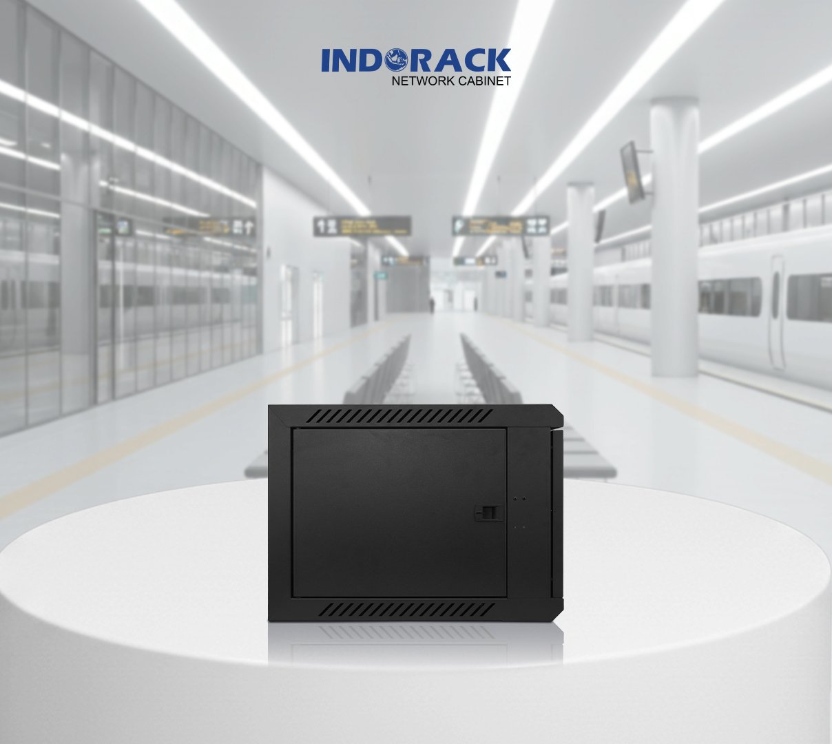 wallmount-rack-indorack-6u-19-inch-depth-500mm-single-glass-door-wr5006s-gambar-1
