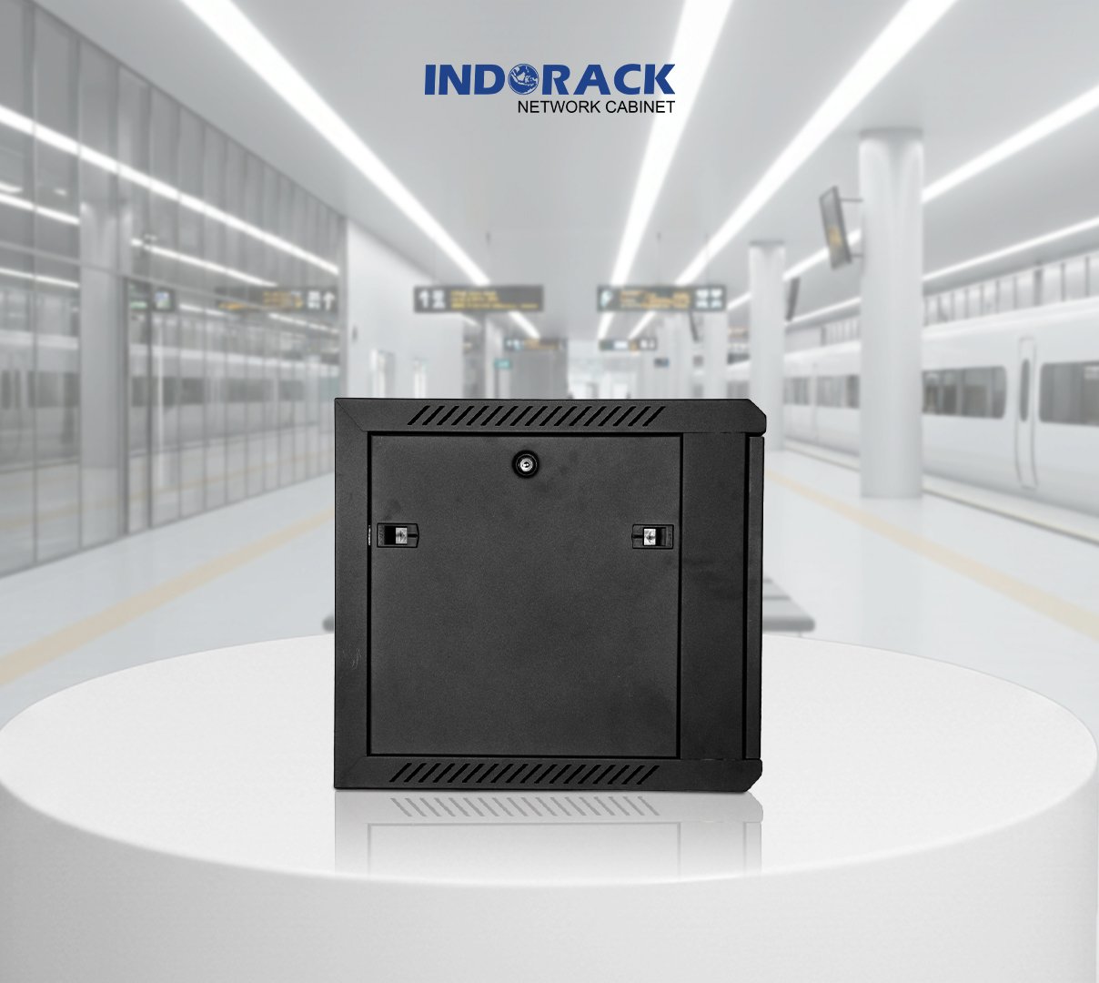 wallmount-rack-indorack-8u-19-inch-depth-500mm-single-glass-door-wr5008s-gambar-2