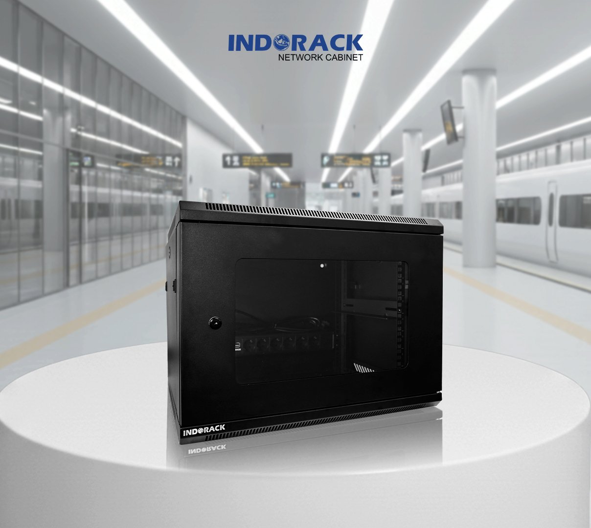 wallmount-rack-indorack-8u-19-inch-depth-500mm-single-glass-door-wr5008s-gambar-3