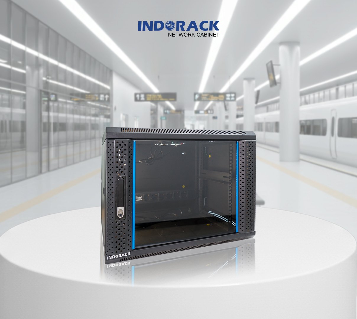 wallmount-rack-indorack-8u-19-inch-depth-600mm-double-glass-door-wir6008d-gambar-0