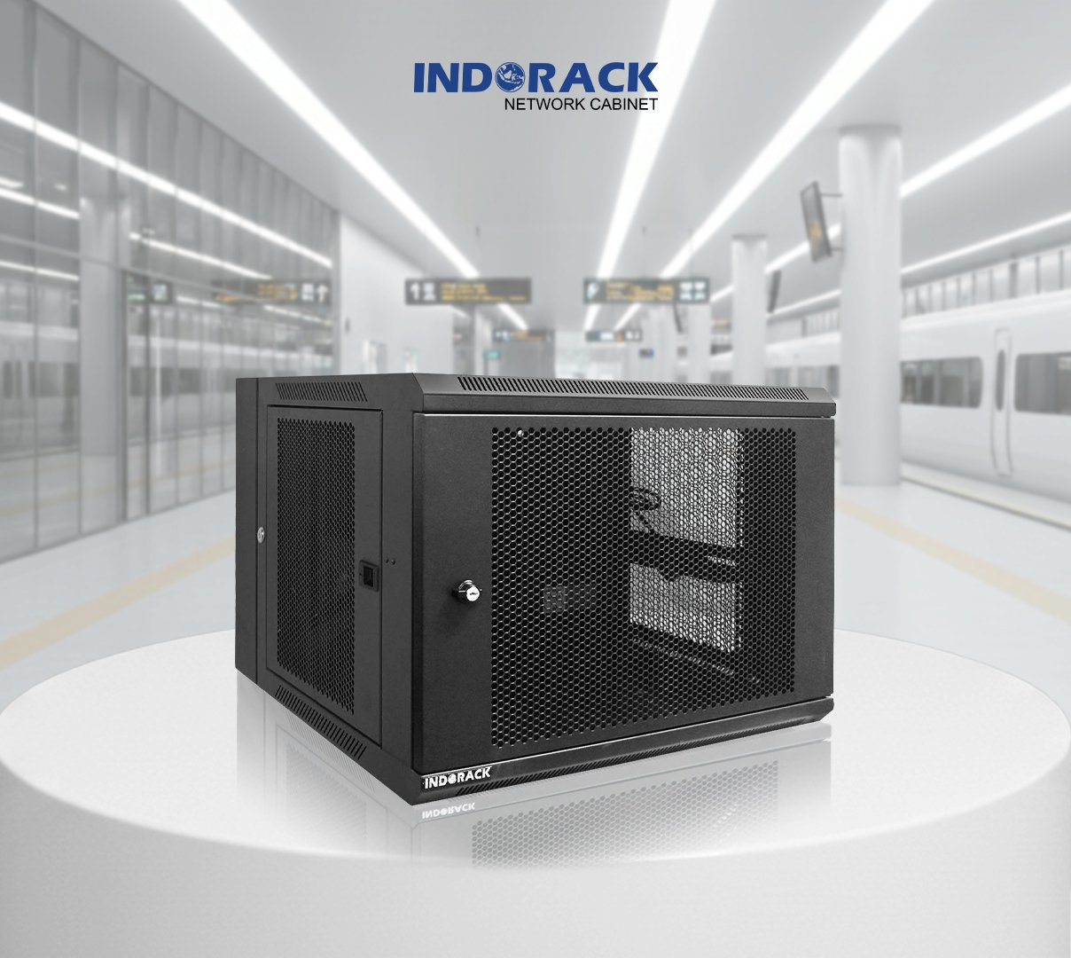 wallmount-rack-indorack-8u-19-inch-depth-600mm-double-perforated-door-wip6008d-gambar-0