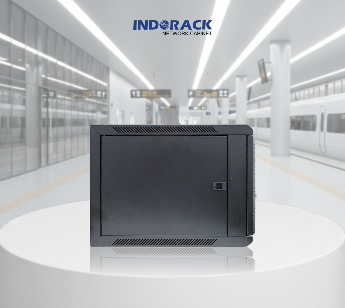 wallmount-rack-indorack-8u-19-inch-depth-600mm-single-glass-door-wir6008s-gambar-1